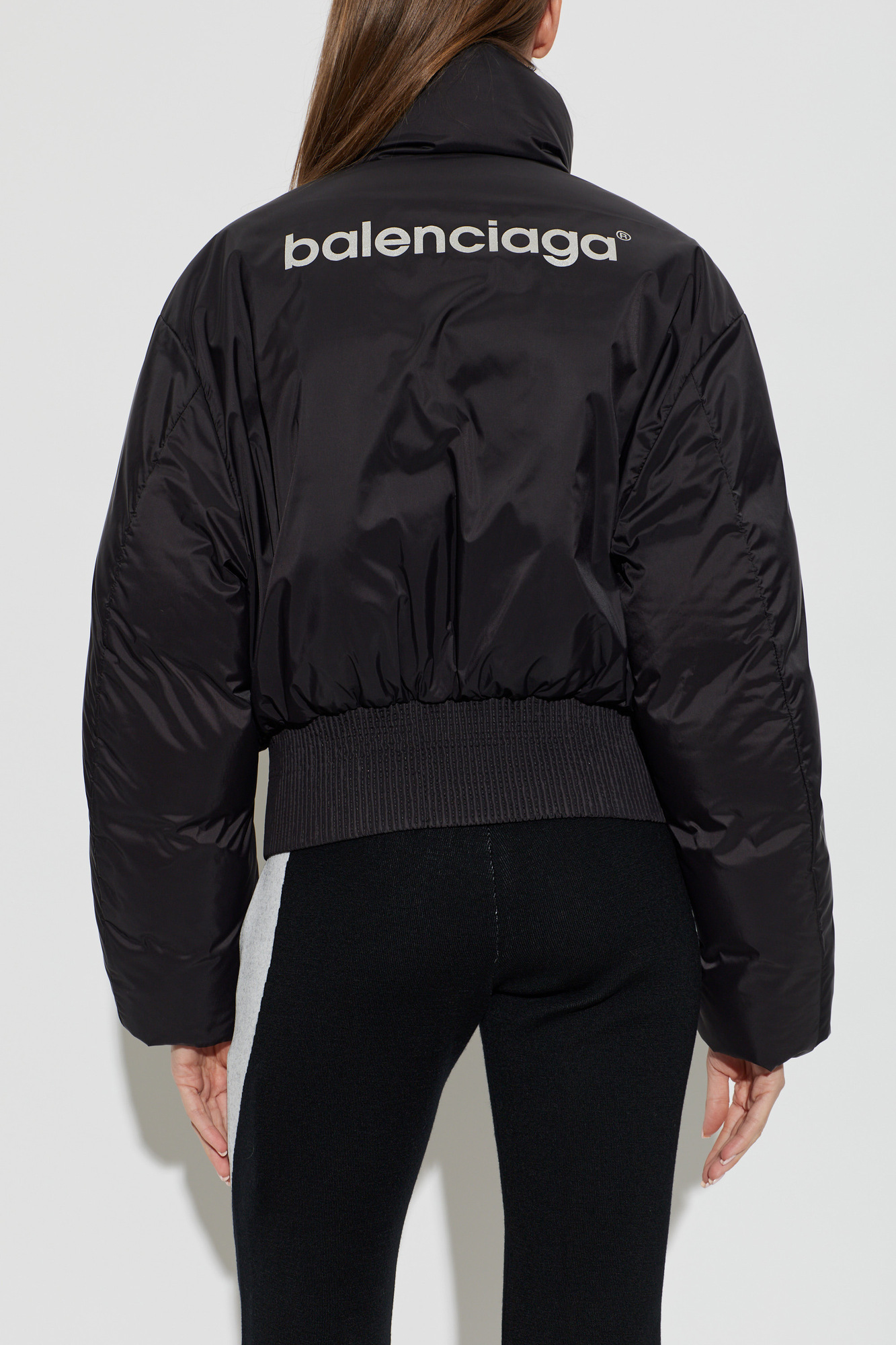 Black Short jacket with ribbed hem Balenciaga - Vitkac AS